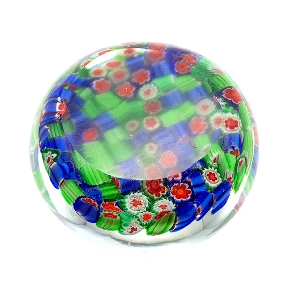 VINTAGE MURNO Millefiori Glass Paperweight - Picture 6 of 6